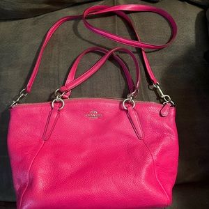 Pink Kacey Satchel Coach